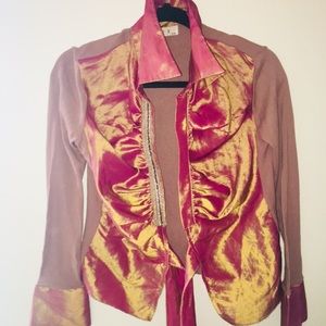 SATIN BLOUSE JACKET